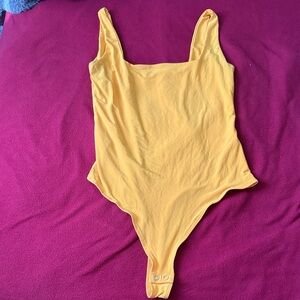 Yellow Women Bodysuit